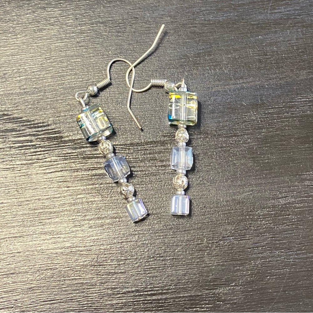 Beautiful handmade artisan dangle earrings